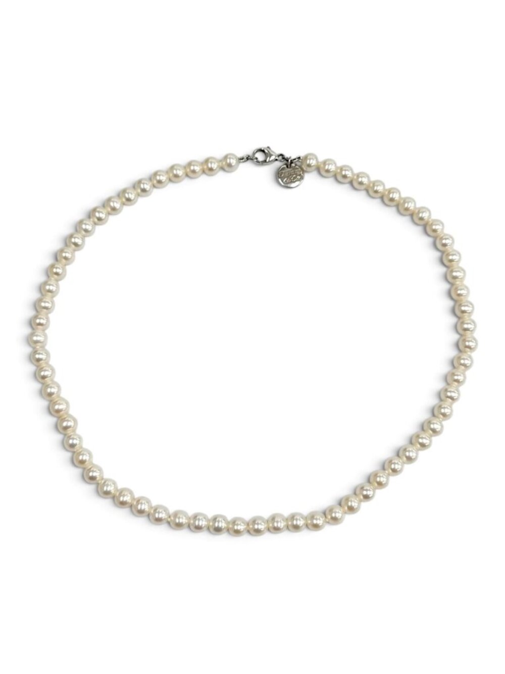 Tiffany & Co Ziegfeld Collection Pearl Necklace Silver Clasp